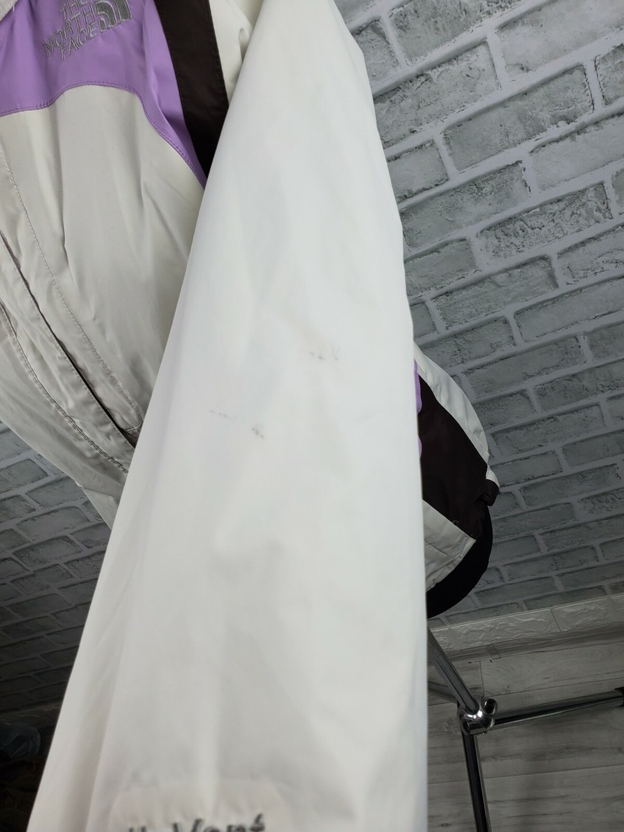 The North Face Hyvent 3 in 1 Lined Jacket Coat Ivory/Purple The North Face Hyvent 3 in 1 Lined Jacket Coat Ivory/Purple