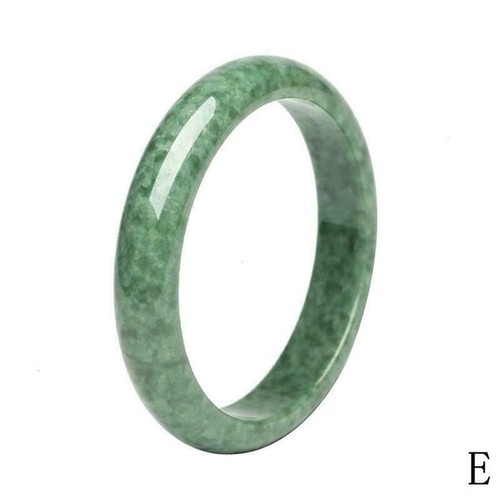 Certificato Cinese Bellissimo Bracciale Giada Guizho Verde Naturale Gemme 55-64mm - Foto 12 di 15