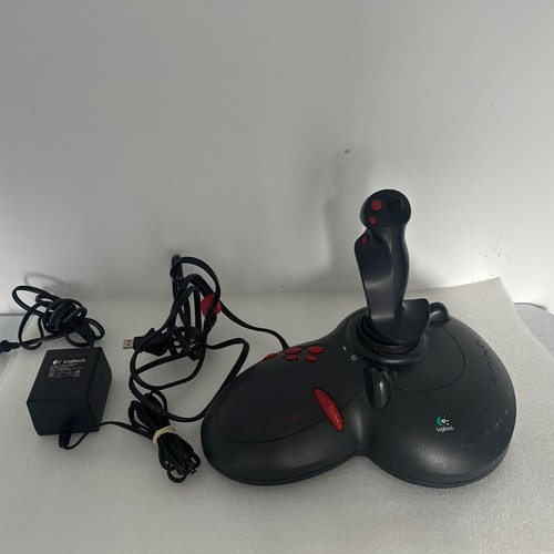 Logitech WingMan Force (863144-0000) Vintage PC Force Feedback Joystick tested