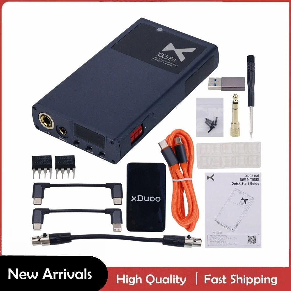Xduoo XD05 Bal Hi Definition Balanced DAC Headphone Amplifier Bluetooth 1000mW