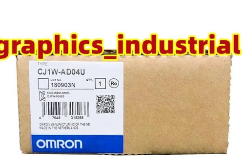 New Original Omron CJ1W-AD04U PLC Module Analog Input Unit In Box CJ1W-AD04U