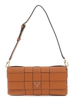 Guess Maylee Flap Shoulder Bag UmhäNgetasche Schultertasche Caramel Hellbraun