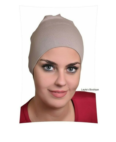 Muslim Women Soft Comfortable Inner Hijab Caps Islamic Arab Under scarf Hats New - Picture 28 of 36