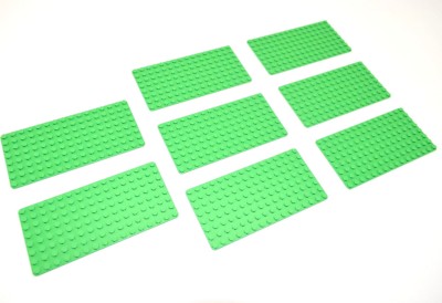 LEGO Base Plate 8x16 MiniFigure - 1 - Genuine BRIGHT GREEN Thin Brick NEW LEGO Base Plate 8x16 MiniFigure - 1 - Genuine BRIGHT GREEN Thin Brick NEW