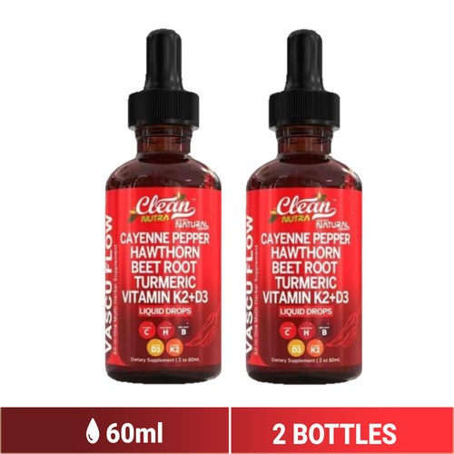 Cayenne Pepper Hawthorn Beet Root Turmeric Vitamin K2+D3 Drops H ✨a - Picture 13 of 21
