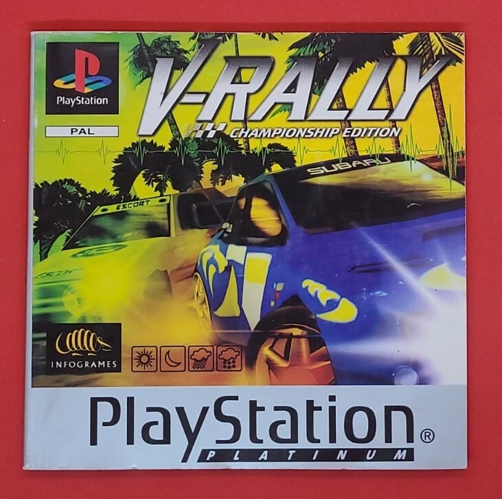 V RALLY Championship edition PS1 Playstation 1 Manual Only eBay