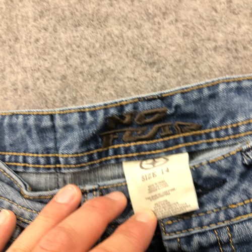 Vintage No Fear Jeans Boys 14 Medium Wash Youth Skate Y2K VTG - Picture 9 of 15