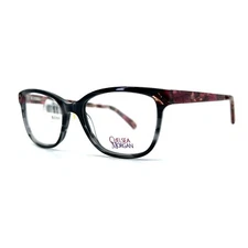 Chelsea Morgan CM 8007 bk/rd black red Eyeglasses Frames 55-18-140 mm