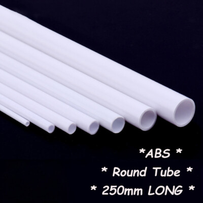 Round Tube Styrene ABS Strip Section Architecture Model Making 2mm - 10mm