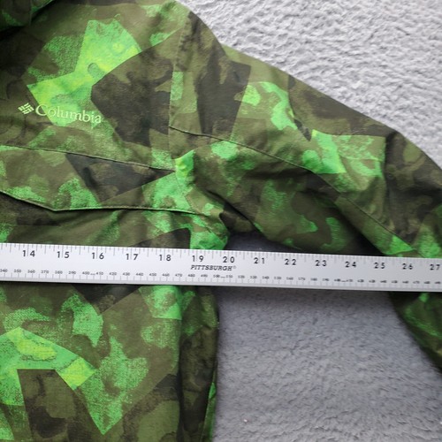 Columbia 3-in-1 Jacket Boys Large Multi Camouflage Interchange Hooded Inside Zip - Picture 14 of 15