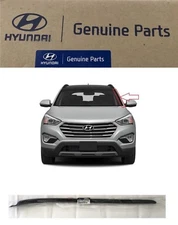 2013-2018 Santa Fe Front Windshield Pillar Molding Driver Side Outer Glass OEM