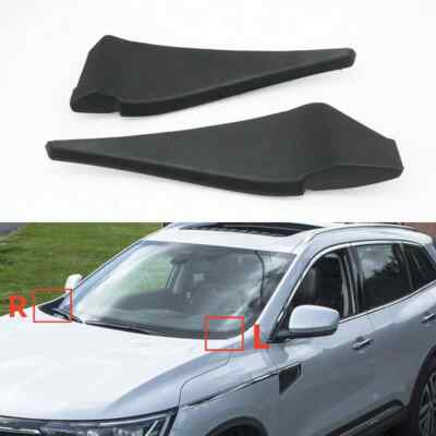 Pair LHD Front Windshield Wiper Side Deflector Cover For Renault Koleos 2017-23