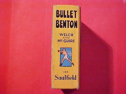 SCARCE Vintage 1939 Bullet Benton Big Little Book Comics Boxing 1169 M350 - Picture 2 of 3