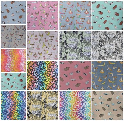 Neu Polybaumwolle Kleid Stoffdrucke, Handwerk Stoffdrucke, bedruckter Kleid Stoff.