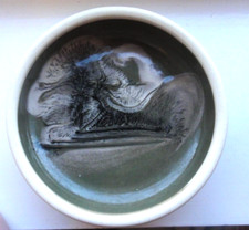 Mocha Ware Small  Bowl Landscape  Roger Irving Little Cornish Studio