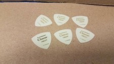 6 x Pickboy 0.50mm Classic Luminous Triangle Guitar Picks Glow in Dark