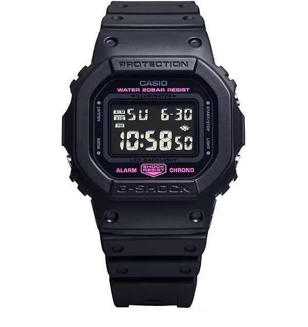 CASIO G-SHOCK Pink Ribbon DW-5600PK-1JR Men's Watch Square CASIO G-SHOCK Pink Ribbon DW-5600PK-1JR Men's Watch Square