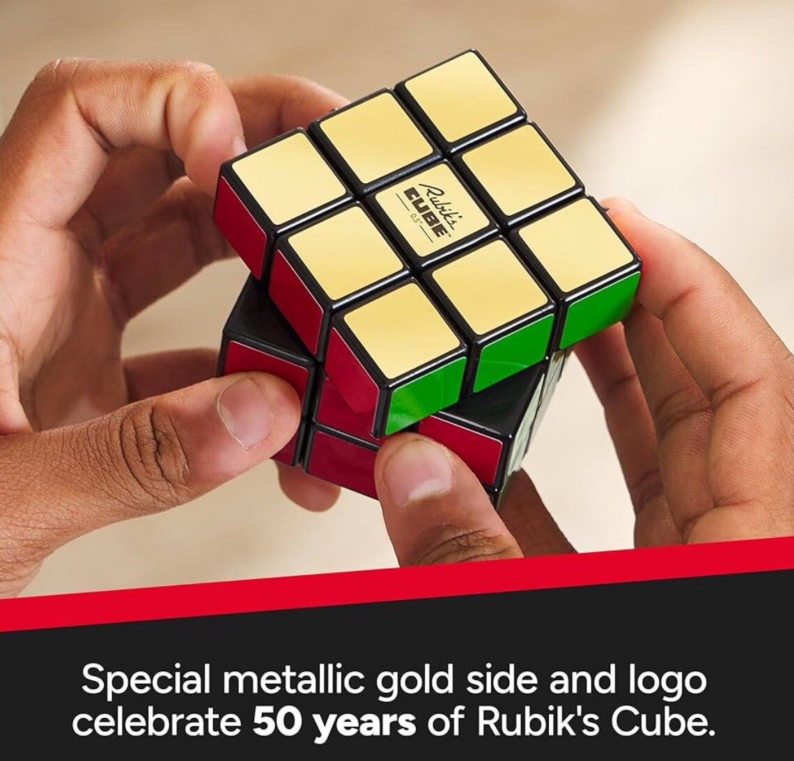 New Factory Sealed 50th Anniversary Retro Cube Rubik's 50 Years