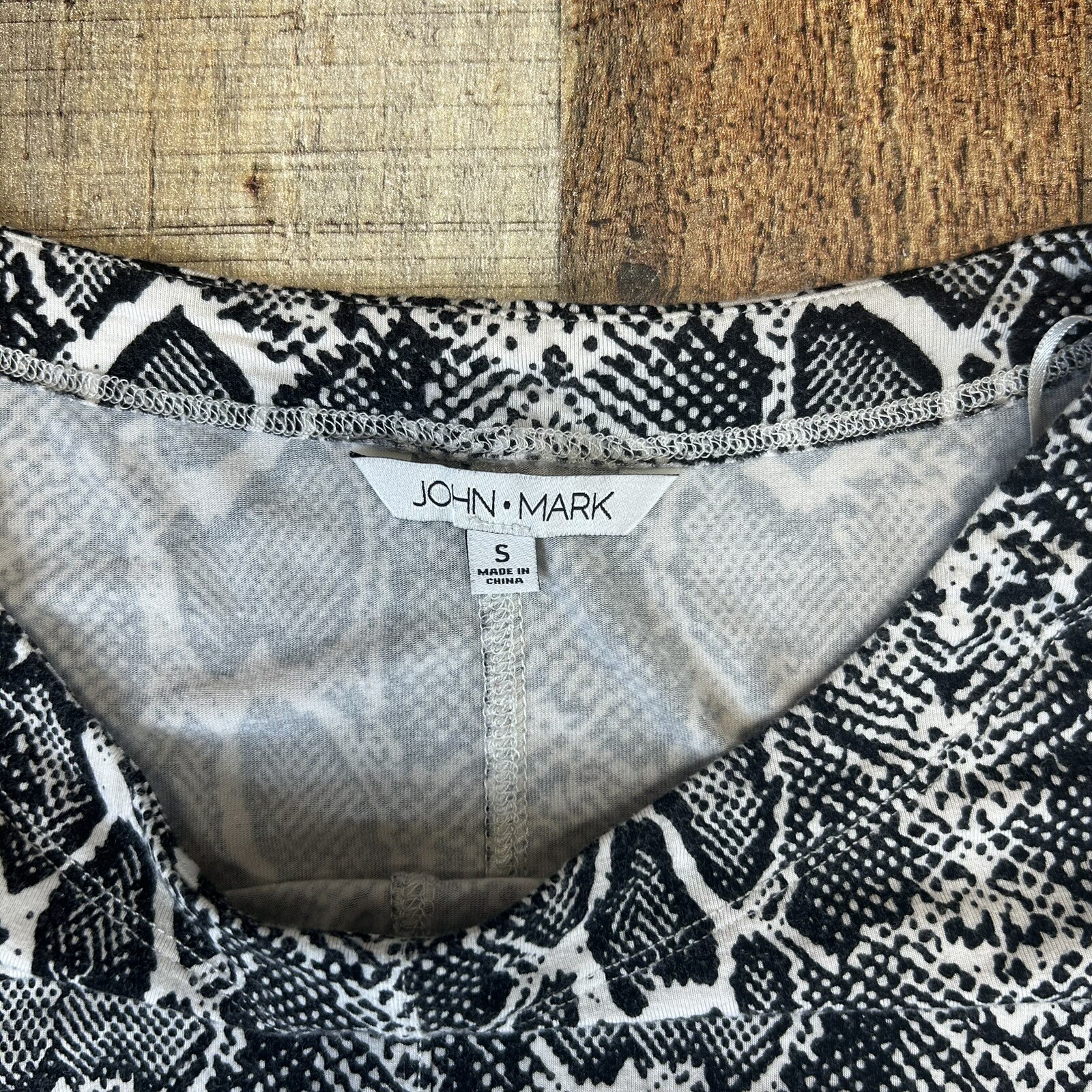 JOHN MARK Soft Stretch Python Snake Animal Print … - image 5