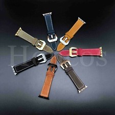 38-49 MM Fits for Apple Watch Band Strap Genuine Leather Iwatch 10 9 8 7 6 Smart