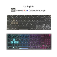 US UI Laptop Keyboard For MSI Katana 17 B13V B13VEK B13VFK B13VGK, RGB Backlit