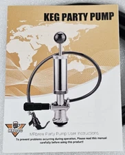 Mr. Brew Keg Party Pump D Coupler New Open Box