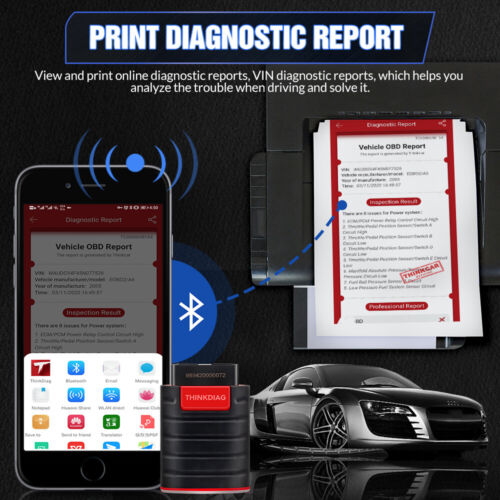 2024 THINKDIAG OBD2 Escáner Coche Herramienta de Diagnóstico Software Completo Gratuito Bidireccional - Imagen 11 de 16