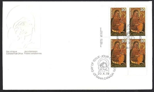 🍁Canada  #775 LLpb  "Madonna's Painting"    Brand New  1978 First Day Cover