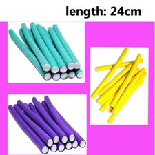 10pcs Magic Hair Curler Twist Flex Bendy Roller Foam Perm Rod Curls Styling Tool