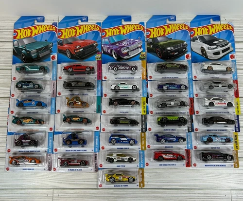 Hot Wheels Mainline Cars **You Pick** Honda Nissan Toyota Mazda Datsun Subaru