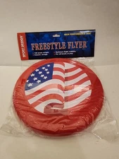 Sport Design Freestyle Flyer 165g Disc Frisbee Ultimate American Flag Blue NIP