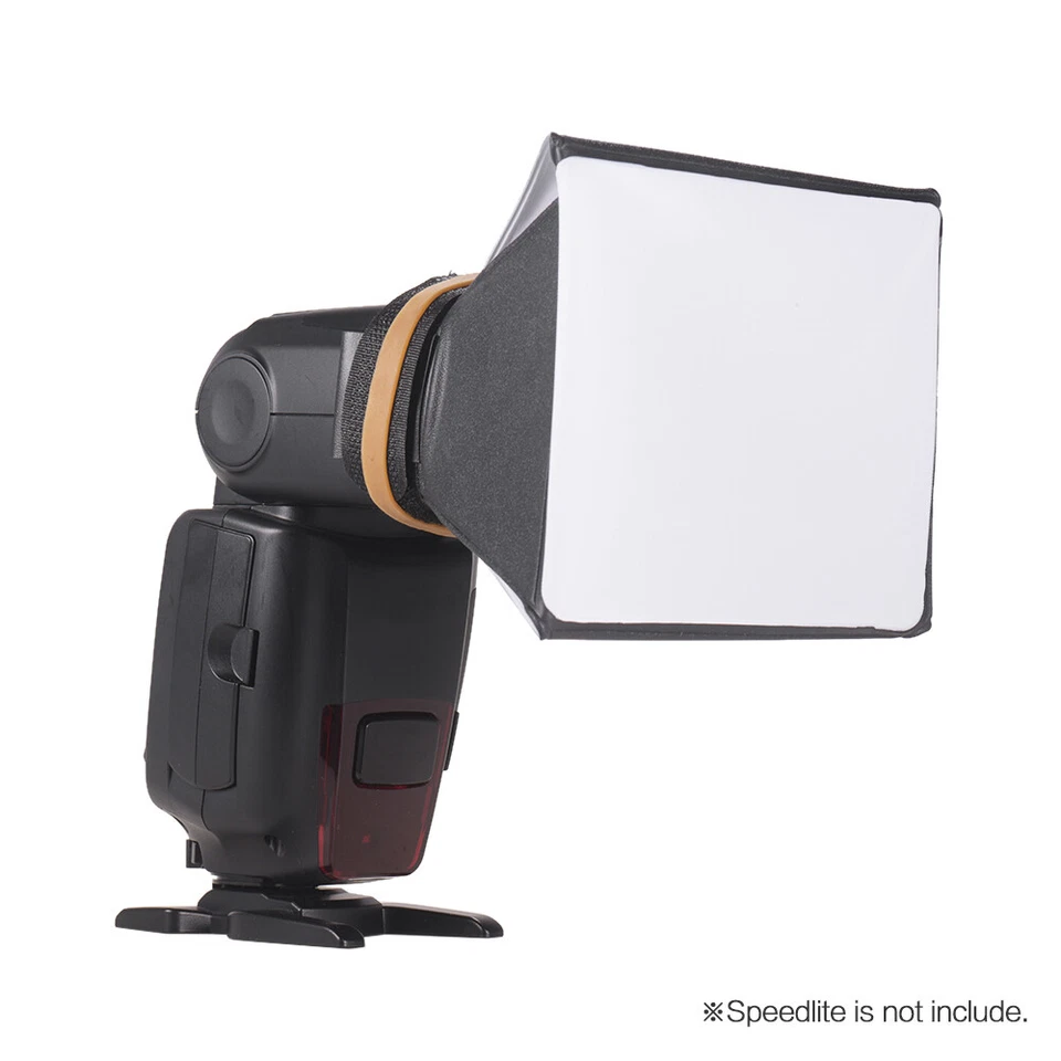 Portable Photography Flash Diffuser  Softbox Kit for DSLR Flash New D9S6 - Image 3 of 4