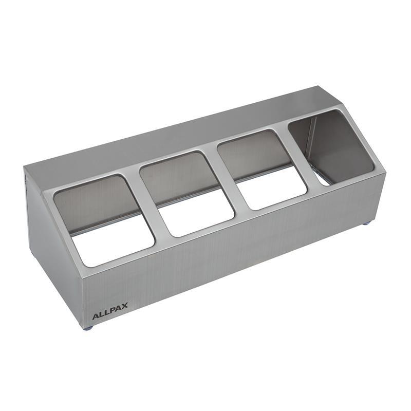 GN Gewürz Aufsatzbord 1x4 1/6 GN Behälter Ständer Aufbewahrung