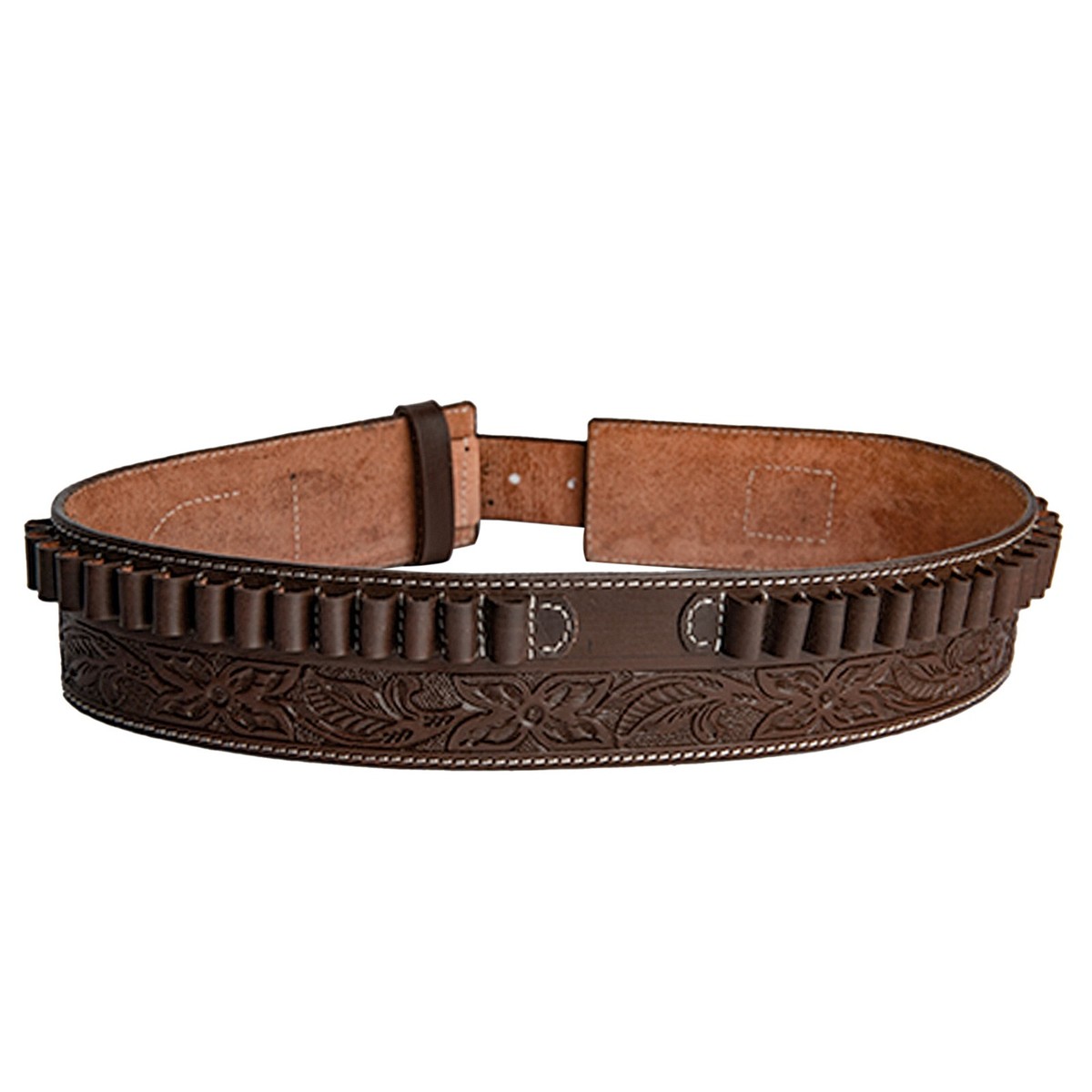 Leather ammo belt, Leather cartridge holder, Cartridge belt  display picture 3