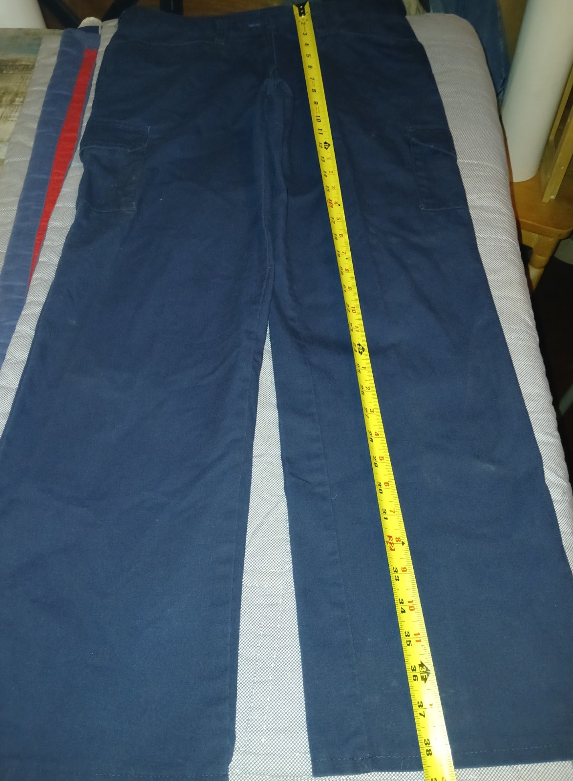 CINTAS Corp. Labor Productivity Sz S M 10RG Cargo Pockets PANTS Jeans Woman