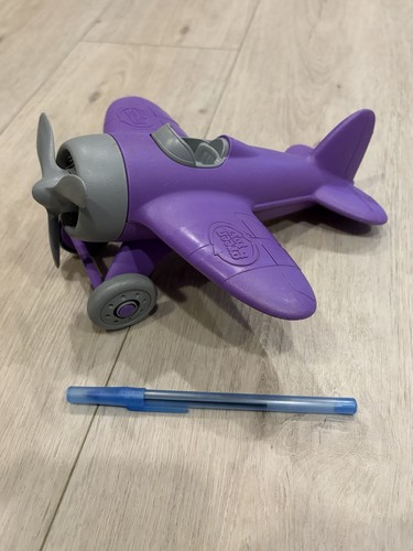 RARE Purple Green Toys Airplane