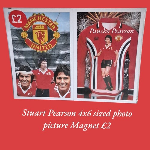 MANCHESTER UNITED 1970S 4X6 SIZED PHOTO PICTURE MAGNETS - Bild 17 von 20
