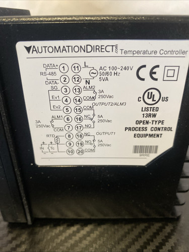 NEW, AUTOMATION DIRECT SL4896-RRE TEMPERATURE CONTROLLER SOLO 4896,FREE SHIPPING - Picture 5 of 7