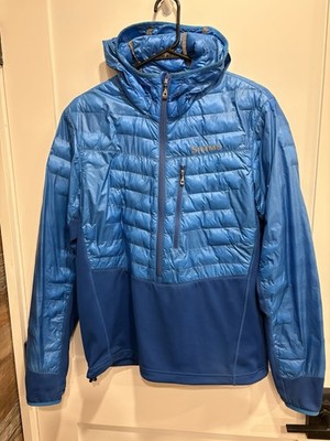 Simms Fishing Products Exstream Hooded Jacket Sample Insulated Men's Small Blue
