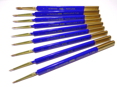 Revell 9er-Set Painta Luxus Pinsel Marderhaar Größen: 5/0-4/0-3/0-00-0-1-2-3-5
