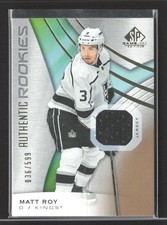2020 Upper Deck SP Game Used Hockey Matt Roy #130 Authentic Rookies Jersey