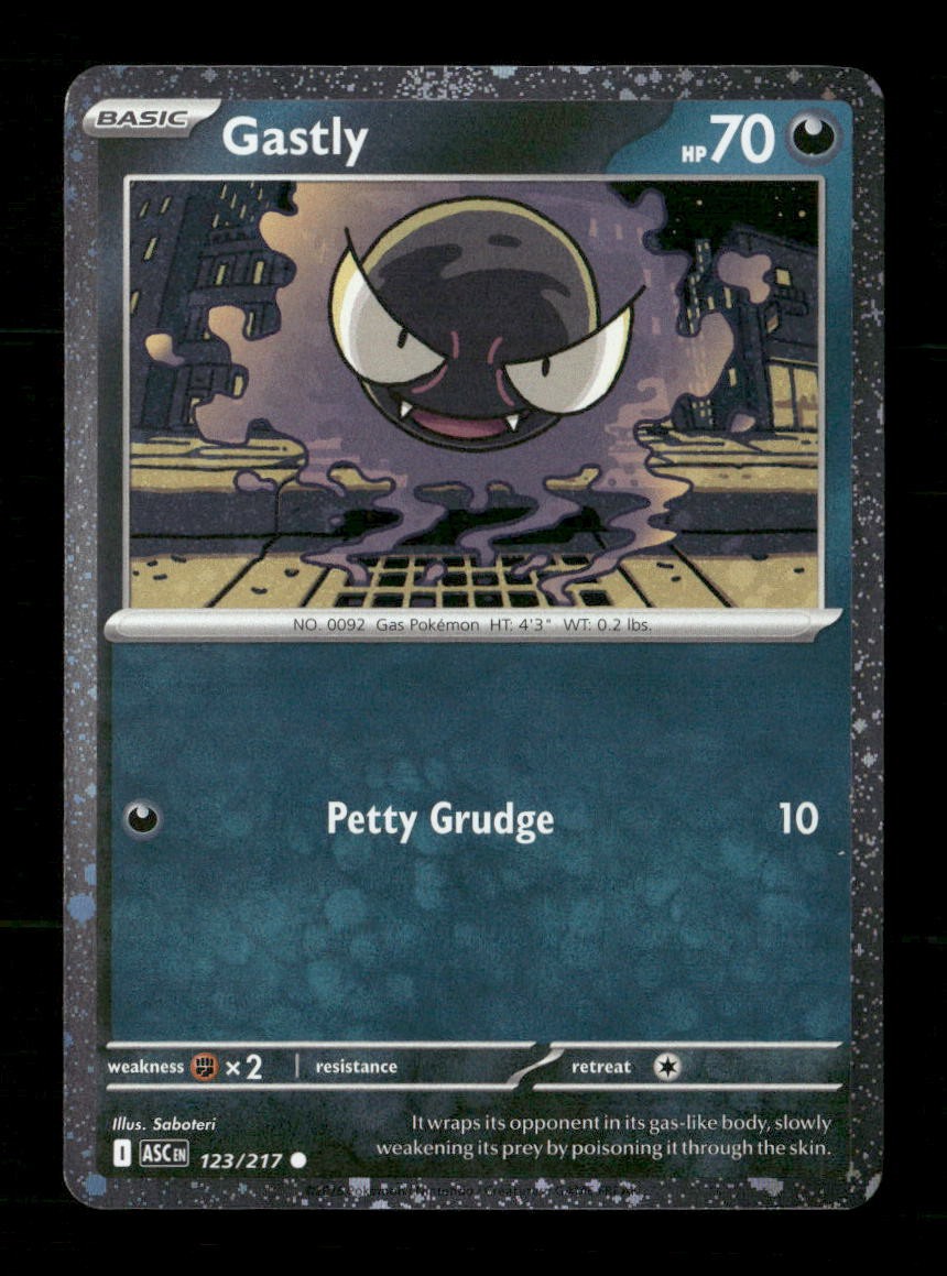 Gastly (Cosmos Holo) 123/217 Holo Miscellaneous Cards & Products NM/M Pokemon