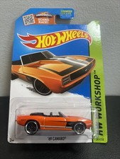 2015 HOT WHEELS HW WORKSHOP - '69 CAMARO ORANGE 1$ Auction Combine Shipping