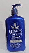 NEW HEMPZ Herbal Body Moisturizer "LAVENDER CHAMOMILE" 17oz