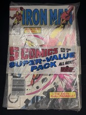 Vintage 5 Comics Super-Value Pack! Factory Sealed Iron Man & Fantastic Four Plus