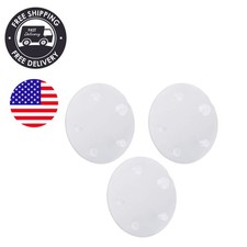 Round Silicone Toilet Flapper Seal Replacement Kit - 3-Pack for VorMax Series