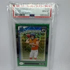 Panini 2024 Donruss Optic Bo Nix Rated Rookie Green Velocity #209 PSA 10