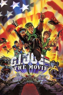 Hasbro 1987 G.I. Joe The Movie Poster 2x3 ft YO JOE! Duke Cobra Commander  