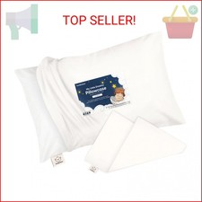 KeaBabies Toddler Pillowcase 13"x18" - Organic Cotton Toddler Pillowcase for Kid