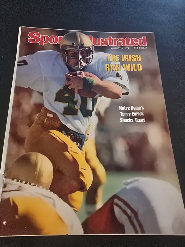 Sports Illustrated Jan 1978 Football Terry Eurick The Irish Ran Wild
